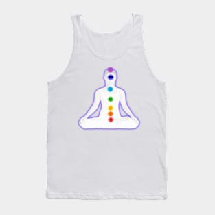 Chakra Mediation 1-White Tank Top